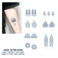 thumbnail image 3 of Thailand Spike Juice Tattoo Stick Waterproof Durable Sutra Buddha Label Sticker, 3 of 7
