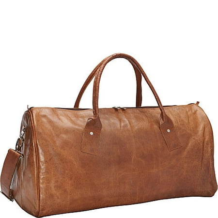 SHARO Genuine Leather Bags Duffle Bag Light Brown