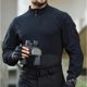 thumbnail image 4 of Blusa y camisa de manga larga con cuello alto para hombre, informal, moderna, lisa, de manga corta, con cuello alto, para exteriores, deportiva, de poliéster., 4 of 4