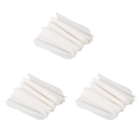 150pcs x arrows vanes-White