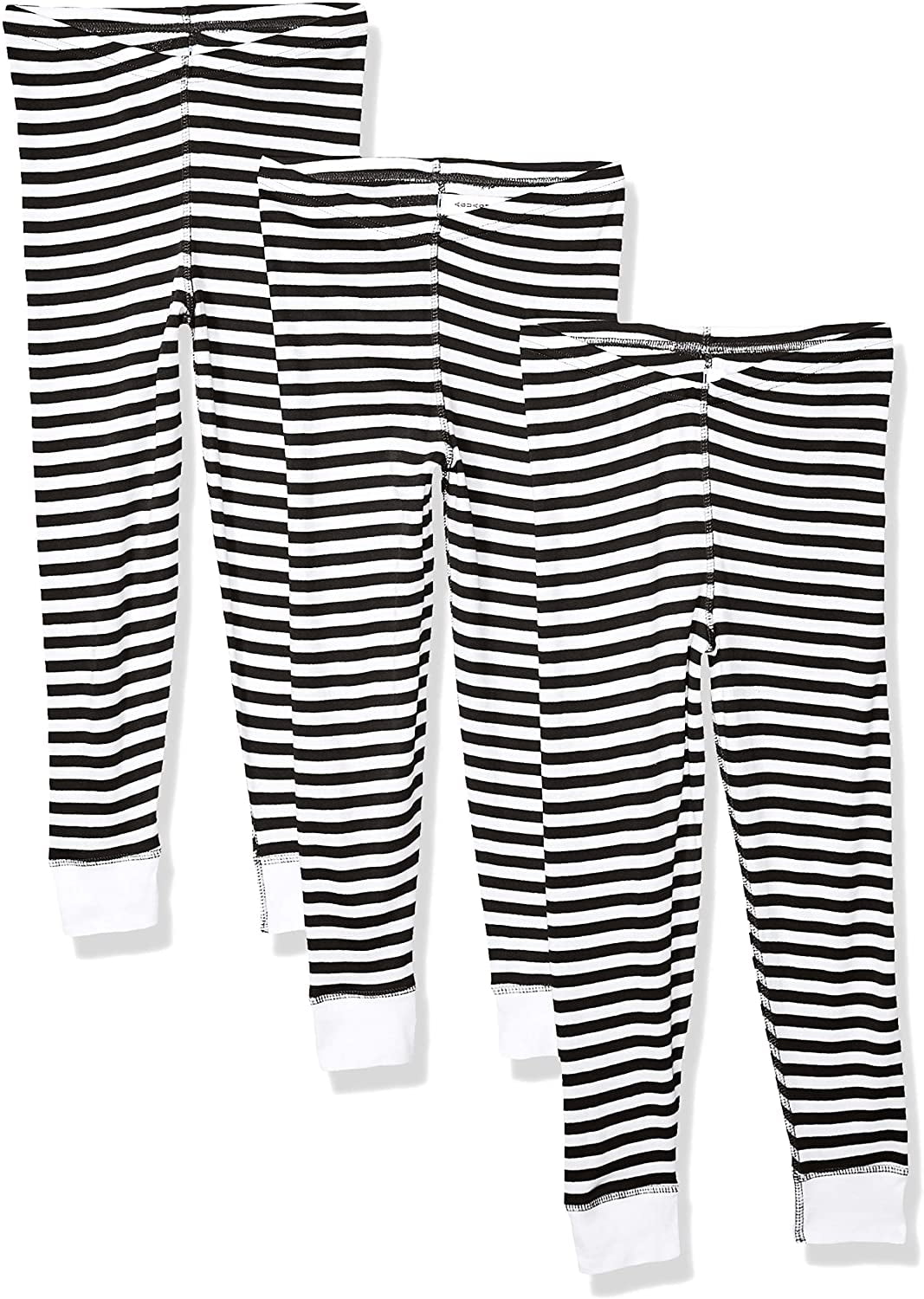AquaGuard girls Baby Rib Pajama Pant 2-pack 