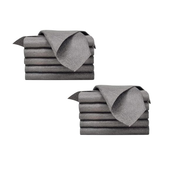 10PCS Regulatem Thickened Magic Cleaning Cloth, Reuseable Microfiber Magic Streak Free Cleaning Cloth, Multipurpose All-Purpose Lint Free Cleaning Rag for Home, Window, Mirror Glass and Cars