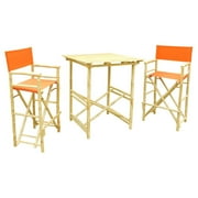 Phat Tommy Tall Foldable 3 Piece Patio Bistro Set