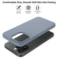 thumbnail image 4 of iPhone 14 Pro Max Case, Takfox iPhone 14 Pro Max Basic Case [Frosted] Shockproof Case Liquid Silicone Gel Rubber Soft TPU Anti-slip Bumper Thin Matte Slim Phone Case Covers 6.7 inch, Grey, 4 of 8