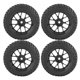 thumbnail image 3 of Juego De 4 Uds. De Neumáticos De Carreras, Llantas De Goma Para Ruote Rc 1 16, Neumáticos De Coche Todoterreno, Pieza De Vehículo 1:10, 3 of 7