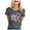 Dark Gray, variant on TSADFHJI Cute Tops for Teen Girls Long Sleeve Women's Cancer Printed T Shirt International Publicity Moon Short Sleeved Shirt M Navy