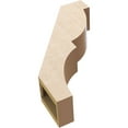 thumbnail image 6 of Ekena Millwork 5"W x 16"D x 22"H Valencia Rough Cedar Woodgrain TimberThane Knee Brace, Primed, 6 of 6