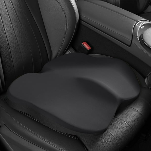 Cojín de asiento para coche con aumento de altura, almohadilla de engrosamiento para asiento de conductor, almohadilla para la suela, almohadilla para glúteos, soporte lumbar pequeño para uso en coche