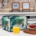 thumbnail image 5 of Rateoe Watercolor Turtle1 Pattern Toaster Covers 4 Slice Wide Slot,Bread Machine Cover,Bread Dust Cover & Fingerprint Protection,Appliance Covers, 5 of 6