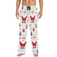 thumbnail image 7 of FORMRS Mens Pajama Pants with Pockets Sleepwear Lounge Bottoms Sizes S-2XL, Gray Christmas Santa, 7 of 7