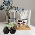 thumbnail image 5 of Jiibva Fake Cherry, 1pc Artificial Fruits Model Fruit, Fake Red Cherries, Artificial Lifelike Simulation Small Red Black Cherries for Home Kitchen, 5 of 7