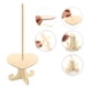 thumbnail image 3 of Soporte de madera para donas, soporte para donas, soporte de madera para decoración de pasteles, fiesta de cumpleaños, boda, paquete de 3 corazones, 3 of 5