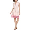 thumbnail image 3 of Nanette Nanette Lepore womens  V-Neck Sleeveless Mini Dress, 16, 3 of 4