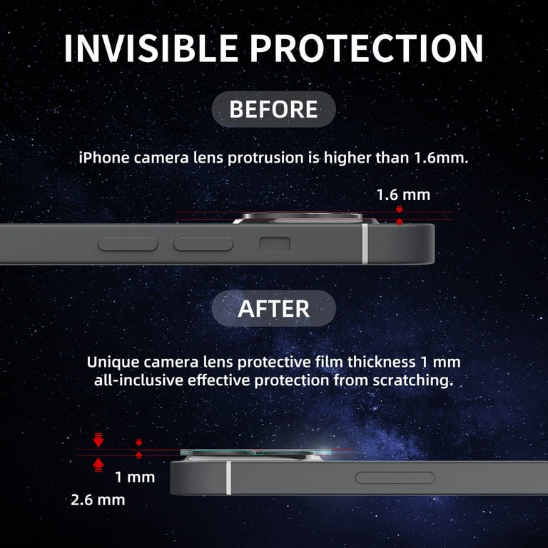 Camera Protector for iPhone 15 / iPhone 15 Plus [1 or 2 pcs]