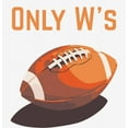 thumbnail image 2 of Only W's American Football Adult White Crew Neck Short Sleeve Tee-XXL, 2 of 4