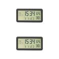 thumbnail image 1 of Reloj despertador digital Wosthever Potente sensor de luz Alarma inteligente Negro 2Conjunto, 1 of 1
