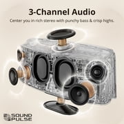 Home Speaker – 80W 2.2.1 Acoustic System, Immersive Spatial Audio, LDAC Hi-Res Sound & 14 Hours of Battery Life (Cool Grey) Tronsmart Fitune X30