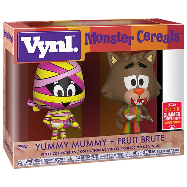 Funko Monster Cereals Vynl. Yummy Mummy & Fruit Brute Vinyl Figure 2-Pack - Walmart.com
