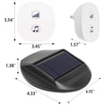 thumbnail image 4 of Scienceny Pasillo solar Garaje Sensor de movimiento Sistemas de alarma Entrada Alerta inalámbrica ajustable 38 Chime Tunes US 1-drag-2 Cámaras de salpicadero de coche 1-arrastrar-1 Scienceny VI015948-01B, 4 of 6