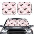 thumbnail image 2 of Vsdgher Swan And Flowers2 Print Car Windshield Sun Shade, Reflective Sunshade Window Sunshade Sun Visor Protector Fit for Cars,Trucks,SUVs-Medium, 2 of 6