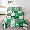 thumbnail image 3 of Homewish Christmas Snowman Reindeer Bedding Comforter Set, Cartoon Gnome Santa Claus Twin Comforter Sets, Teens Kids Boys Girls Reversible Bedding Set, Breathable Home Decor, 2pcs, 3 of 8