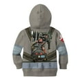 thumbnail image 4 of Halloween Cosplay Costumes 3D Ghostbuster Cosplay Custom Name Kid Hoodie, 4 of 6