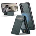 thumbnail image 3 of Compatible with Magsafe Magnetic 2 in 1 Detachable Wallet Case with Card Holder for Samsung Galaxy S24 Plus, for Women Men, PU Leather Flip Kickstand Credit Slots for Samsung Galaxy S24 Plus, Green, 3 of 10