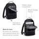 thumbnail image 3 of Mochila TUMI Harrison Bradner de 14 pulgadas de nailon negro unisex, 3 of 8