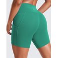 thumbnail image 2 of CRZ YOGA Butterluxe Biker Shorts Pockets 5" High Waisted Workout Athletic Yoga Womens, 2 of 4