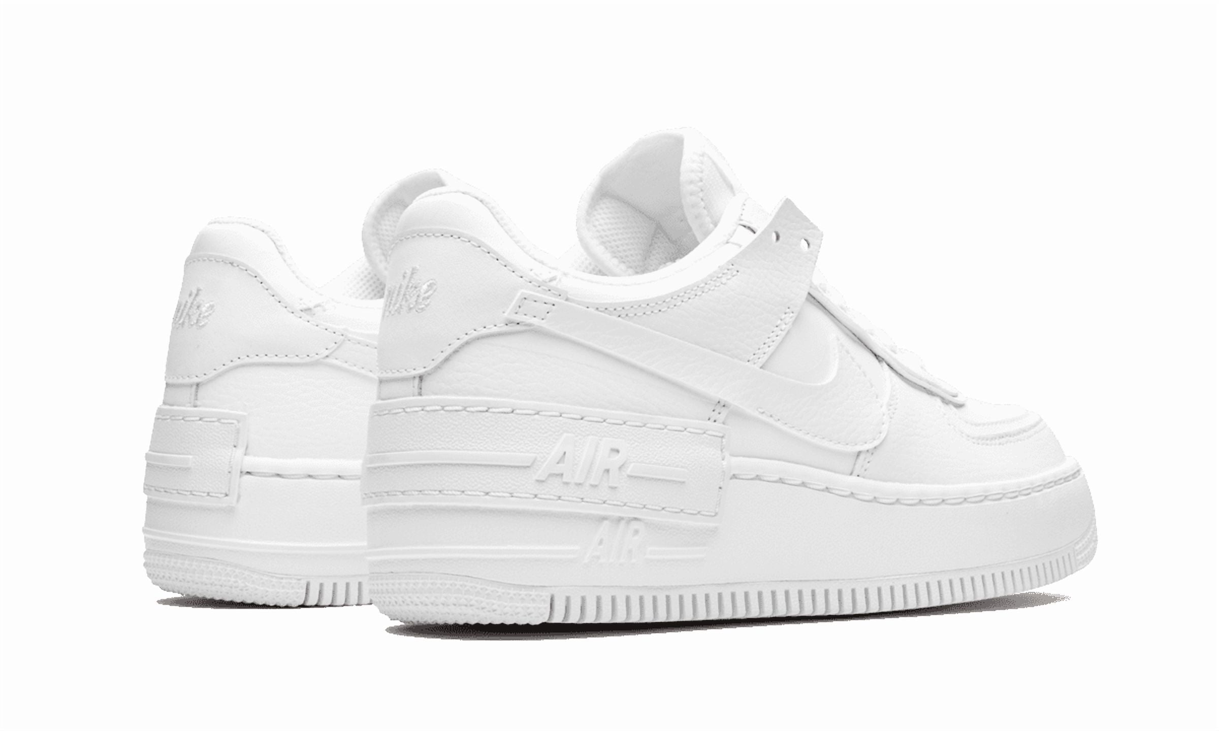 NIKE WOMENS AF1 SHADO WMNS "Triple White" CI0919 100 from Stadium Goods