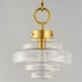 thumbnail image 2 of 1 Light Pendant-Satin Brass Finish    -Traditional Installation Maxim Lighting 11122Clsbr, 2 of 10