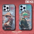 thumbnail image 2 of Carcasa Mate De Moda Anime De Una Pieza Luffy Funda De Teléfono Para iPhone 11 12 13 14 Pro Max Chapado De Lujo Lente De La Cámara Proteger Silicona TPU Colorul Plata A Prueba De Golpes Cubierta Trase, 2 of 4