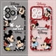 thumbnail image 2 of Disney-funda de silicona transparente para teléfono móvil, carcasa de Mickey y Minnie Mouse para iPhone 14, 13, 12, Mini, 11 Pro, Max, X, XR, XS, 7, 8, SE Plus Fivean unisex, 2 of 2