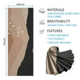 thumbnail image 2 of Brown Boho Night Landscape Pattern Hot Yoga Mat Towel Non Slip for Hot Yoga - Quick-Drying Yoga Mat Cover with 4 Corner Pockets with Travel Bag - Hot Yoga Towel Non Slip 74"x26", 2 of 6
