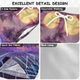 thumbnail image 2 of FORMRS Boys Swim Trunks Quick Dry Mesh Liner Boardshorts Sizes XS-XL, Night Purple Road, 2 of 7