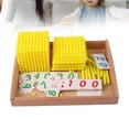 thumbnail image 3 of de matemáticas,Cuenta de materiales matemáticos Montessori Decanomio,Montessori Bead Mil Saltar Contando Matemáticas,Bandeja de Montessori Enseñanza de matemáticas Hugo cuentas de matemáticas, 3 of 10