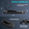 thumbnail image 4 of 2-Piece Car Door Step Set: Non-Slip, Foldable Aluminum Alloy Steps—Compatible with Sedans, Pickup Trucks, and SUVs—Easily Access Roof Racks, Kayaks, and Bicycles—Compact for Storage.,Black, 4 of 12