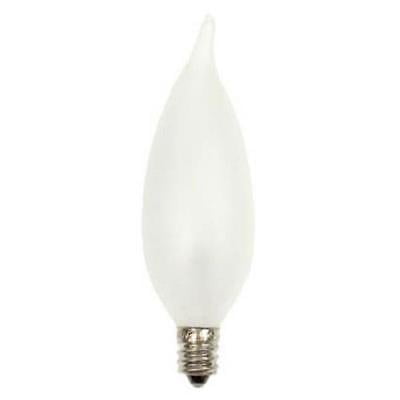 - GE CAC Crystal Clear Bent Tip Candle Candelabra Base Light Bulb 4 Pack - 40W