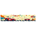 thumbnail image 1 of Race Car Themed One Year Old Banner Party Decoration Backdrop Background for Birthday Party Photo Booth Props Celebration Decorations, 1 of 4