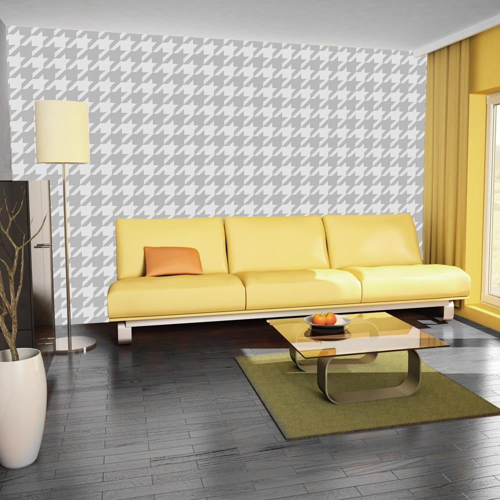 Tiptophomedecor Abstract Wallpaper Wall Mural Dogtooth Check