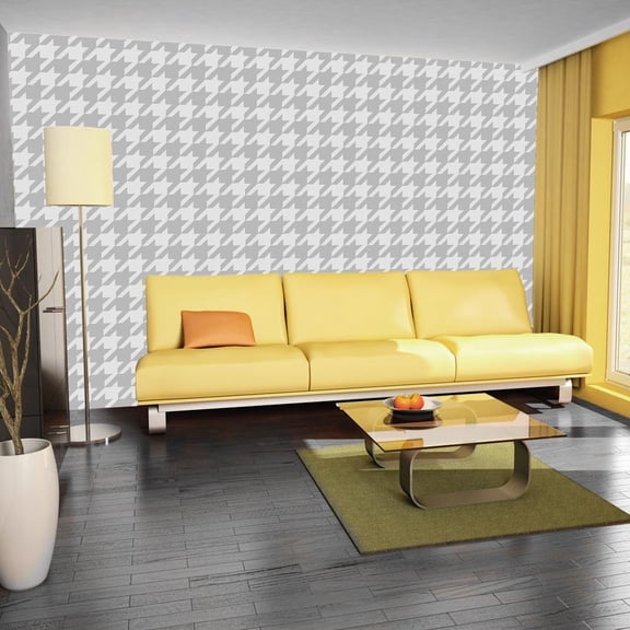 Tiptophomedecor Abstract Wallpaper Wall Mural - Dogtooth Check