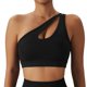 thumbnail image 1 of Sujetador deportivo de un solo tirante para entrenamiento, sujetador deportivo para mujer, sujetador deportivo de un solo hombro, sujetador deportivo para yoga, consigue más, 1 of 8