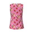 thumbnail image 6 of Goofa Strawberry Cake Printed Womens Workout Tops for Women Sleeveless Yoga Shirts Athletic Running Tank Tops Sleeveless Gym Clothes Workout Apparel-Small, 6 of 9