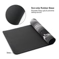 thumbnail image 3 of Xecao Black And White Shark Print Large Mouse Pad, 16x35.5in Mousepad, Professional Non-Slip Rubber Base Big Mouse Pad, Mouse Pad for Gaming & Office Full Desk Mouse Pad, 3 of 9