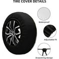 thumbnail image 4 of Horse Spare Tire Cover Weatherproof Universal Wheel Protectors Wheel Covers for RV Camper Travel Trailer SUV Truck, 4 of 10