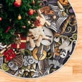 thumbnail image 5 of Coolnut Halloween Christmas Tree Skirt Halloween Tree Skirt, for Holiday Party Home Christmas Day Ornaments36", 5 of 6