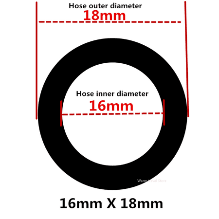 

3-25mm PVC Food Grade Transparent Hose Cold-proof Drinking Flexible Tube for Fish Tank Plastic Hose Water Pumps Water Dispenser 16mm X 18mm 5 meter