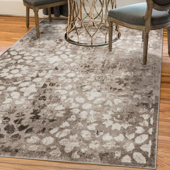 Unique Loom Sofia Collection Area Rug - Larvotto (2' 2" x 3' 1" Rectangle Brown/Beige)