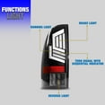 thumbnail image 4 of LED Tail Light Lamp Assembly For 2005-2015 Toyota Tacoma with Sequential Turn Signal Black Housing/Clear Lens, 4 of 11