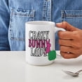 thumbnail image 4 of CafePress - Crazy Bunny Lady - 15 oz Ceramic Large White Novelty Mug, 4 of 6